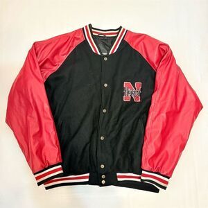 Vintage Steve &‎ Barry's Nebraska Huskers Varsity Jacket XL